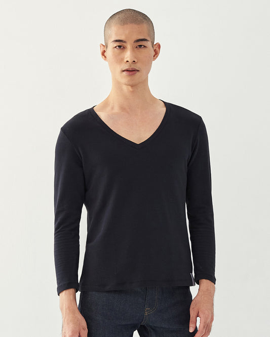 羽量燃燒調溫刷毛衣-男內搭衣