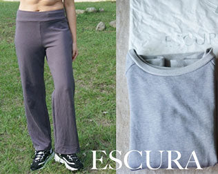 ESCURA｜台南虱目魚鱗直筒褲，萊塞爾天絲調溫刷毛上衣，冬天就穿這套！