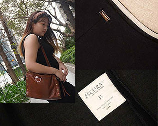 上班族穿搭｜女裝品牌 ESCURA 翩翩直筒背心裙～簡約俐落時尚、彈性修身舒適、防潑水防汙材質！
