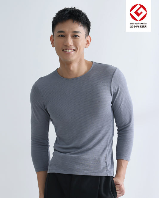 中性七分袖｜33°C感溫衣