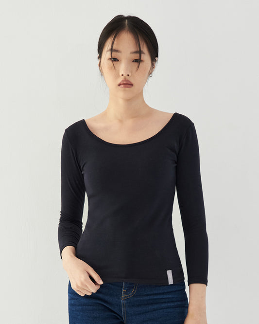 羽量燃燒 調溫刷毛衣-女內搭衣