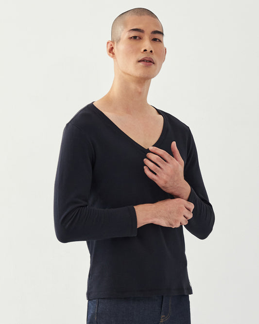 羽量燃燒調溫刷毛衣-男內搭衣