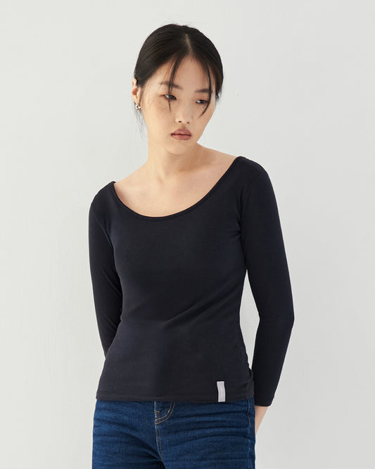 羽量燃燒 調溫刷毛衣-女內搭衣