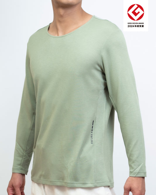 中性七分袖｜33°C感溫衣